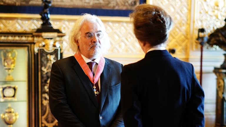 Paul Greengrass is made a CBE (Commander of the Order of the British Empire) by the Princess Royal at Windsor Castle. Picture date: Tuesday October 18, 2022.
