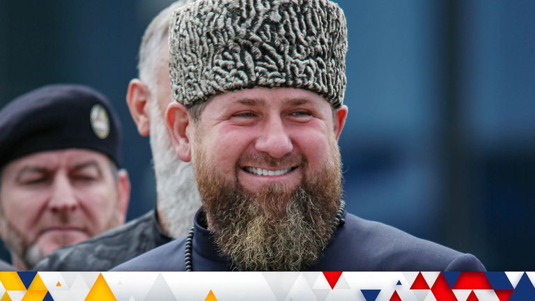 Head of the Chechen Republic Ramzan Kadyrov attends a military parade on Victory Day, which marks the 77th anniversary of the victory over Nazi Germany in World War Two, in the Chechen capital Grozny, Russia May 9, 2022. REUTERS/Chingis Kondarov