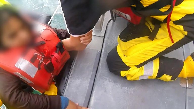 RNLI release new Channel rescue footage