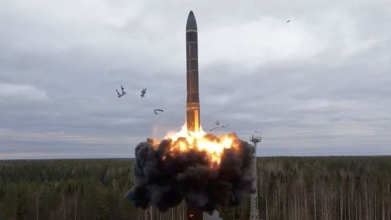 Russia&#39;s Yars intercontinental ballistic missile launched during exercises, reports say