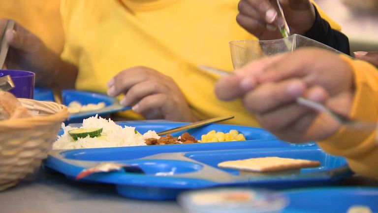 Some 1.8 million children face poorer quality school meals as a result of the rising cost of food, according to research from a school caterers survey.