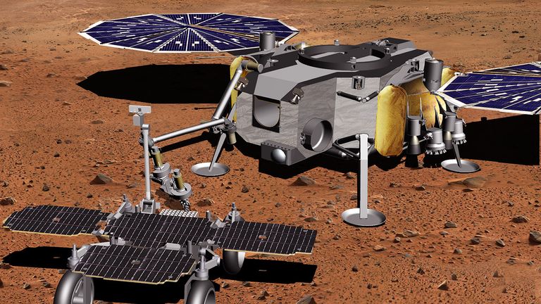 Exemple de transfert Fetch Rover Mod.  Photo : NASA JPL CALTECH/Airbus