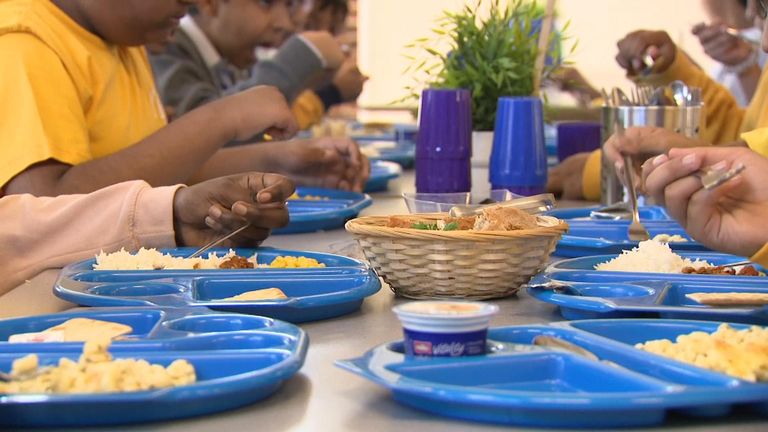 Some 1.8 million children face poorer quality school meals as a result of the rising cost of food, according to a new survey.