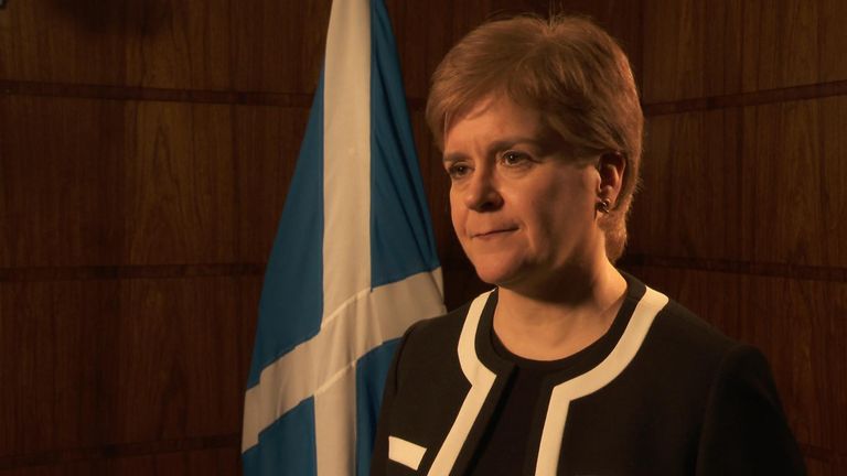 Scotland&#39;s first minister Nicola Sturgeon comments after Rishi Sunak wins race to be next Tory leader and PM.