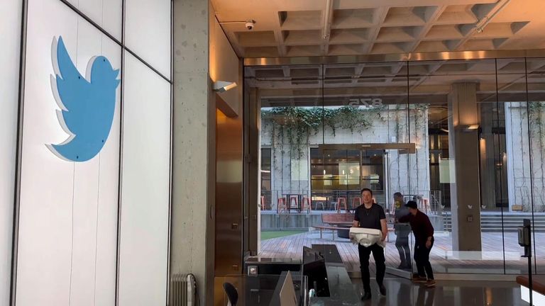 The richest man in the world - who is on the verge of buying Twitter - walked into the company's San Francisco headquarters with a sink in his hand.