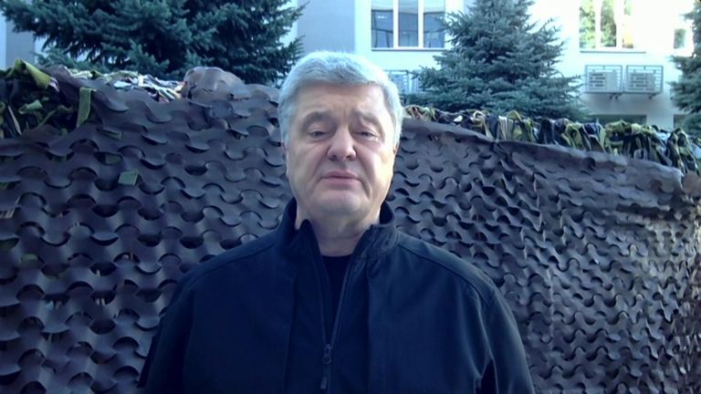 Former President of Ukraine Petro Poroshenko
