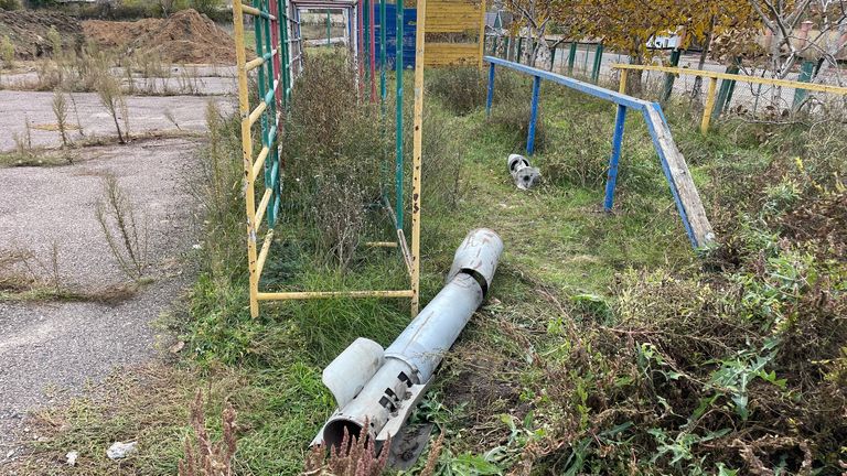 John Sparks in Velika Alexandrovka, Kherson, Ukraine, where they find a Russian bunker in the basement of an occupied school