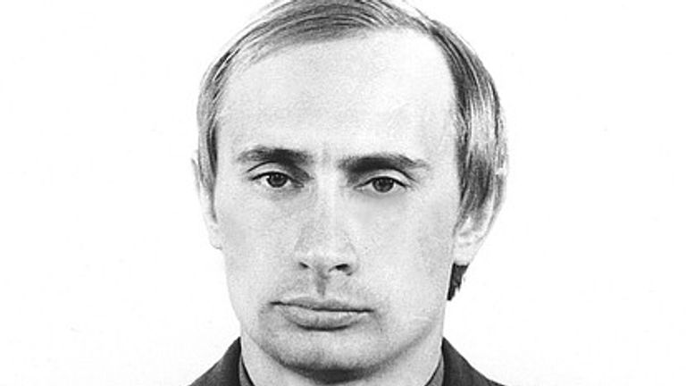 Vladimir Putin in KGB uniform