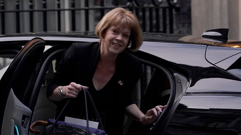 Wendy Morton, the Chief Whip, allegedly resigned, then unresigned! Pic: AP