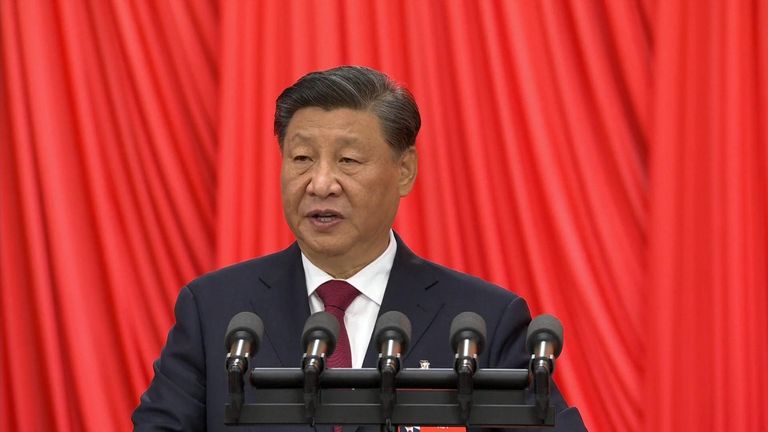 Chinese President Xi Jinping says he wants peaceful reunification with Taiwan, but would never give up force as a last resort.