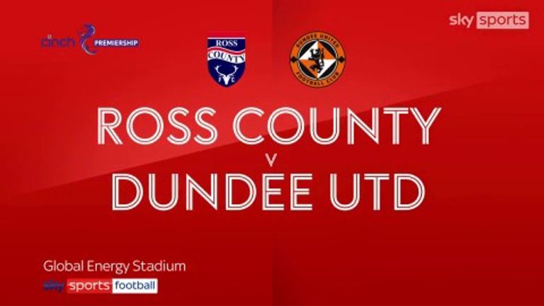 Ross County 1-1 Dundee United | Scottish Premiership highlights