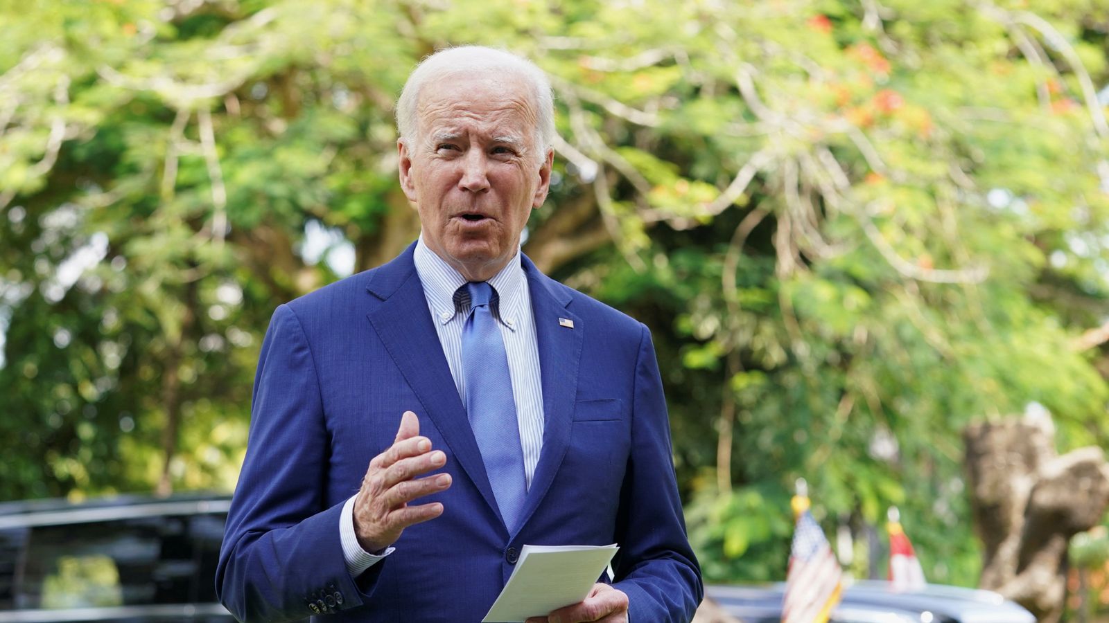 Missile that hit Poland killing two is unlikely to have been fired from Russia, Biden says