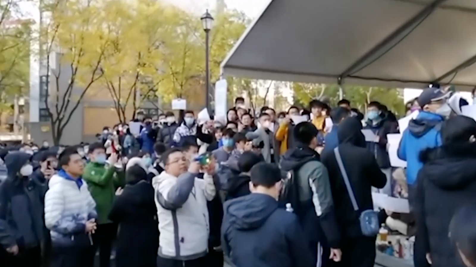 'End lockdown!': Protests held across China over zero-COVID policy ...