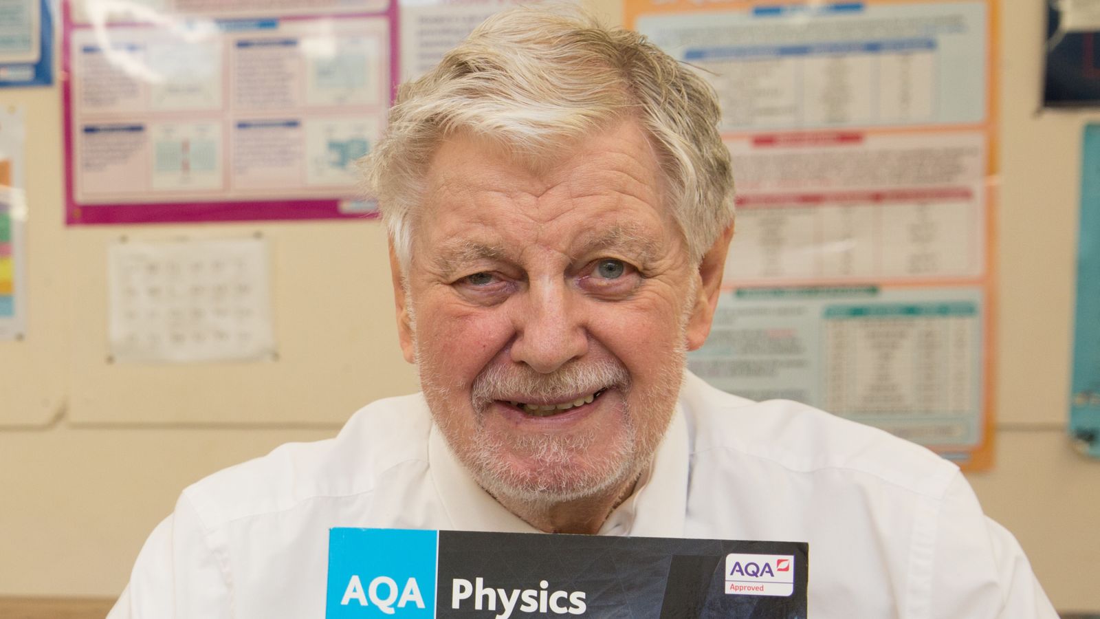 Pensioner, 84, returns to school after 66 years to pass GCSE physics exam