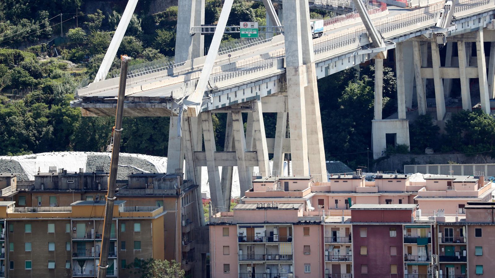 Former Italian motorway boss sentenced over Genoa bridge tragedy