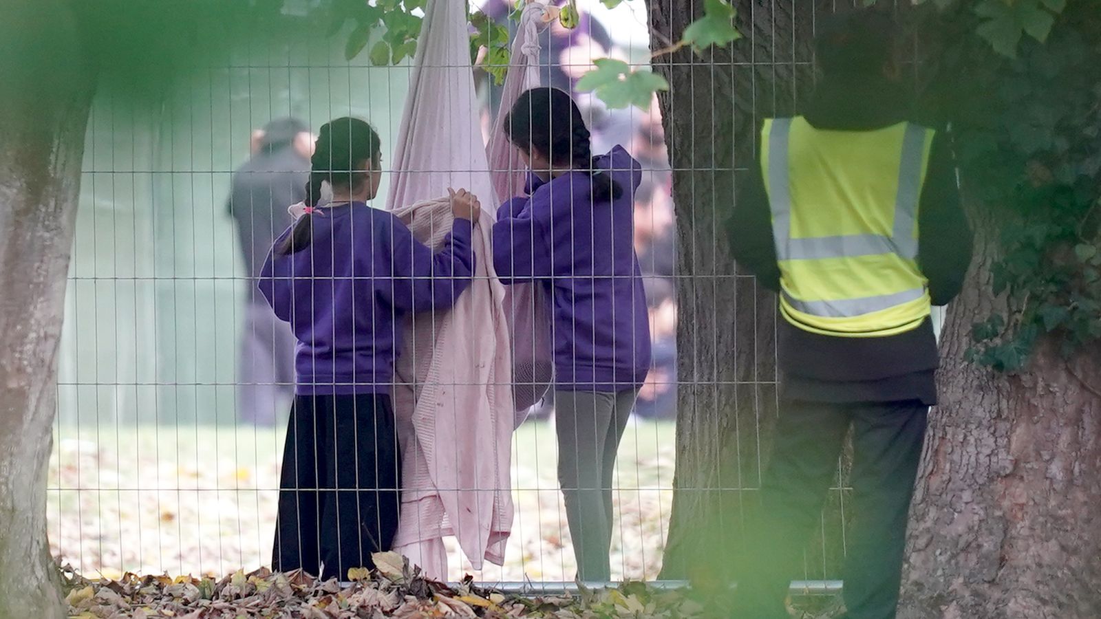 Migrants moved from overcrowded centre - as figures show 222 children put in hotels are missing
