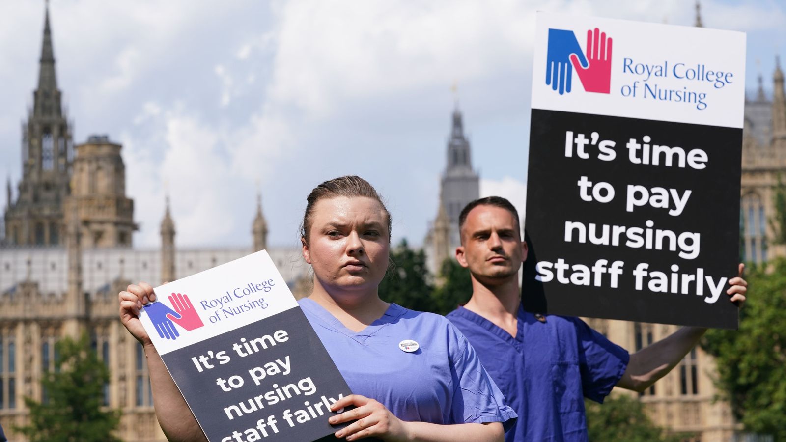 NHS nurses' strike dates announced: Staff to walk out for two days in December in dispute over pay