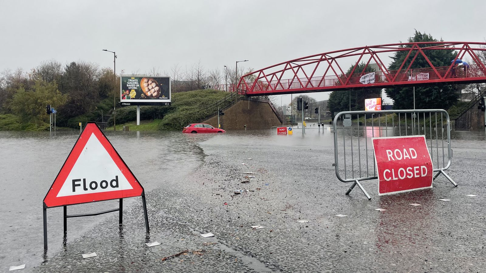 UK weather: One person swept into river and hundreds of others face flooding threat as heavy rain batters Scotland