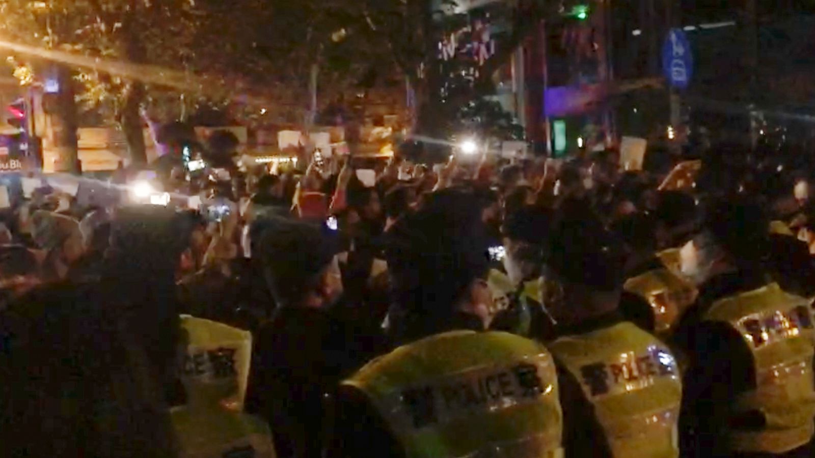 ‘Communist Party, step down!’: Rare protests in China as anger grows over zero-COVID policy and a fatal fire