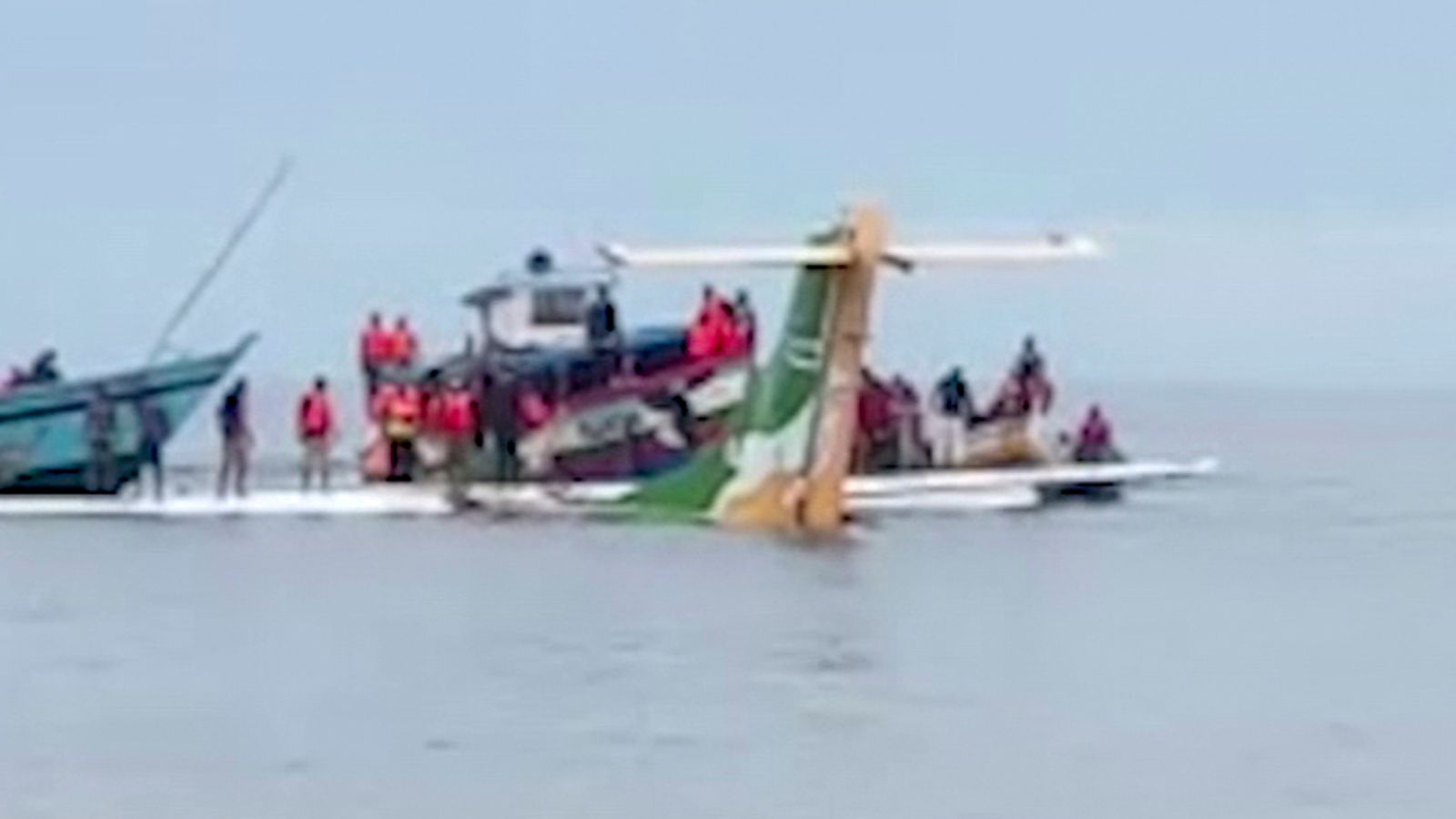 Three dead after passenger plane crashes into Lake Victoria as it was coming in to land at Tanzania airport