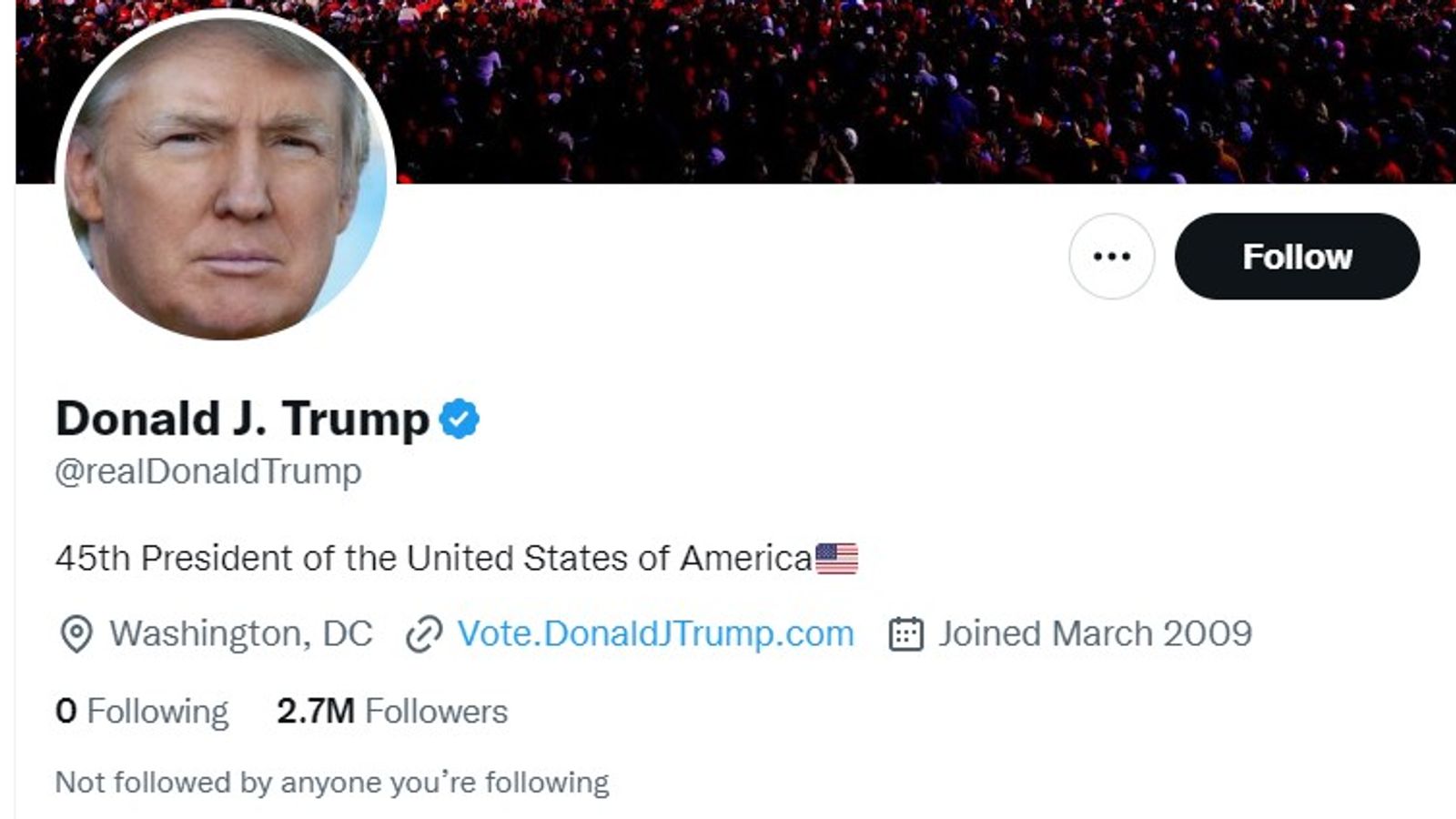 Donald Trump apparently back on Twitter after Elon Musk poll votes to lift his ban