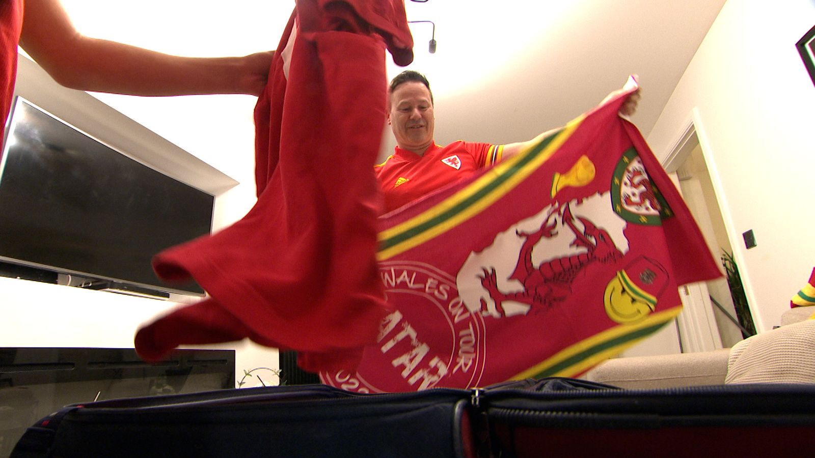 Bale Ale, bucket hats and flags: 'Buzzing' Wales fans head to Qatar for 'once in a lifetime' World Cup