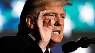 Donald Trump at rally in Dayton, Ohio