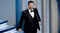 Jimmy Kimmel at the Oscars in 2017. Pic: Chris Pizzello/Invision/AP