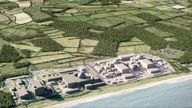 Sizewell C site CGI