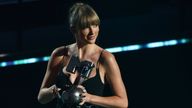 There was one big winner of the night - Taylor Swift - taking home four MTV EMA awards
