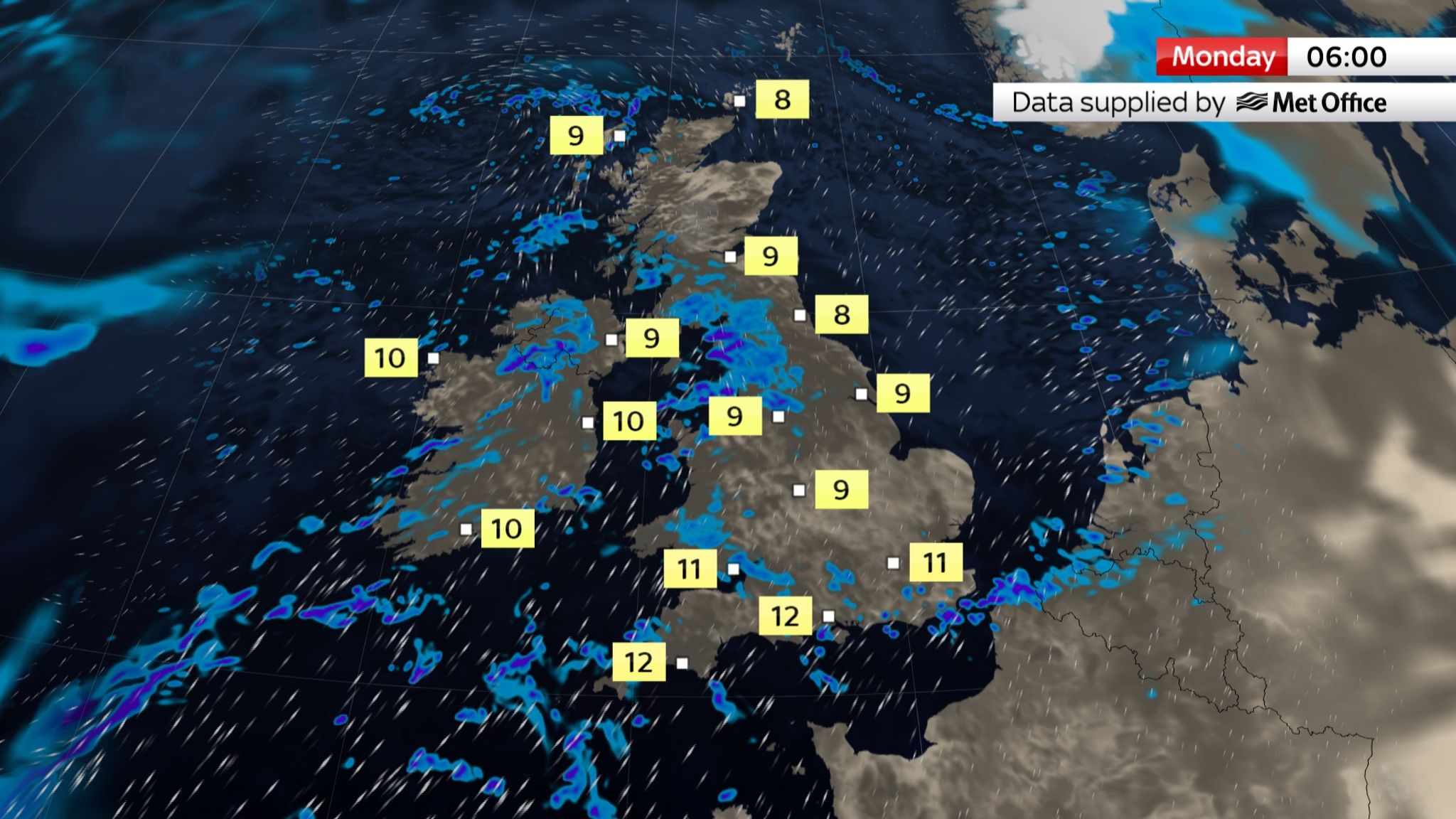 UK Weather: Yellow Warning Issued For Heavy Rain In Parts Of The South ...