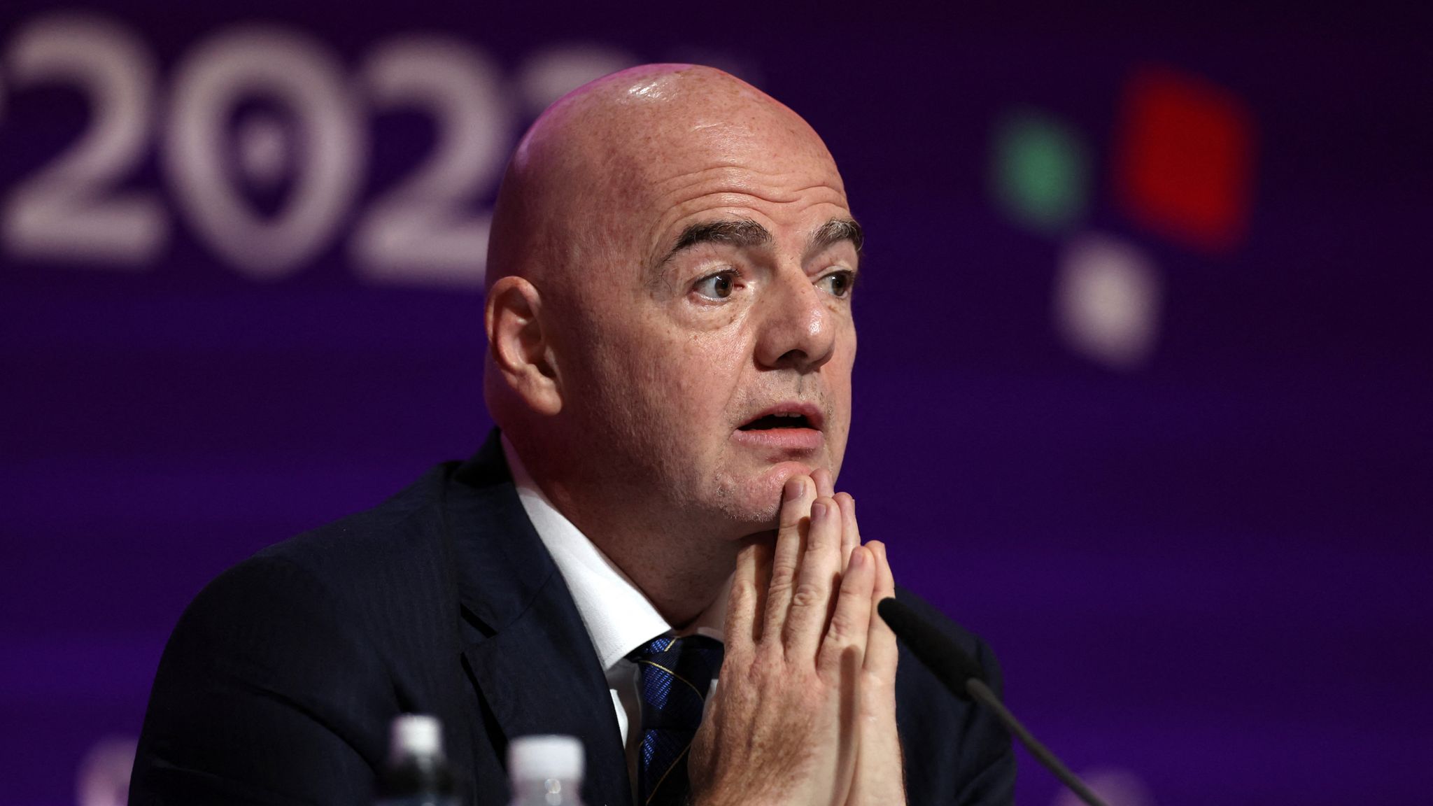 Gianni Infantino: Explosive tirade from FIFA boss threatens to overshadow  World Cup opener