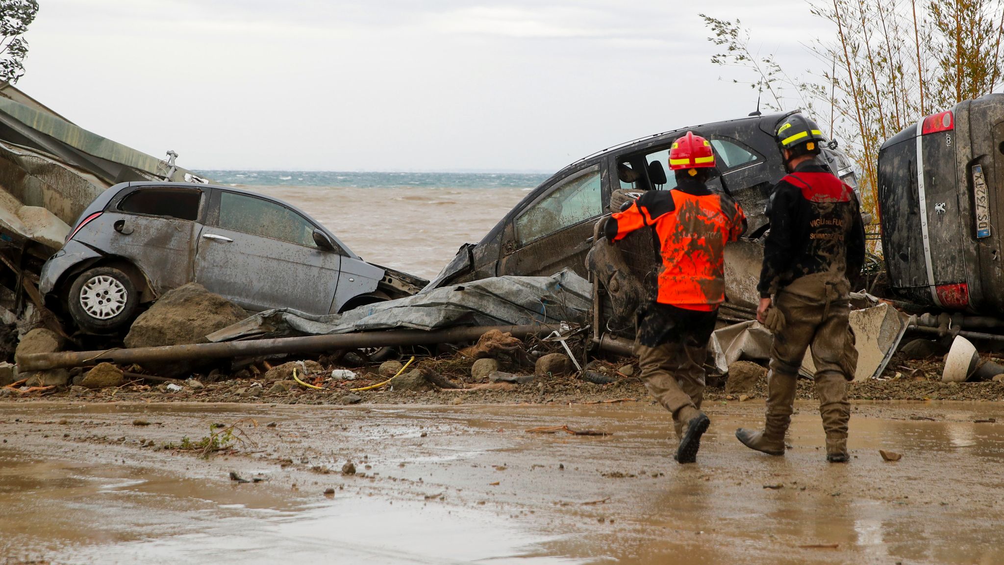 Landslide rips through Italian holiday island Ischia leaving