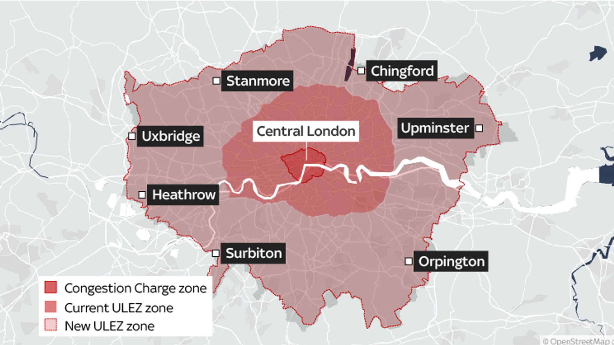 Ultra Low Emission Zone expanded across London, charges will hit