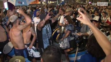Argentina fans prepare for WC clash with Mexico