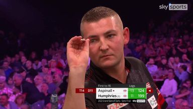 Aspinall hits a 124 as he looks to reach the final