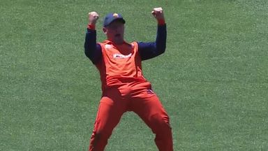 Van der Merwe takes stunning catch as Netherlands knock out SA