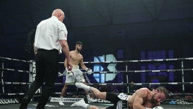Azim knocks Charlton down THREE times in stunning KO win