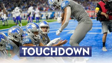 Happy Thanksgiving! Lions celebrate TD in holiday spirit