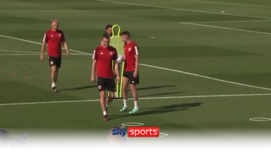 Wales prepare for England clash