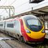 British high-speed train at Preston station