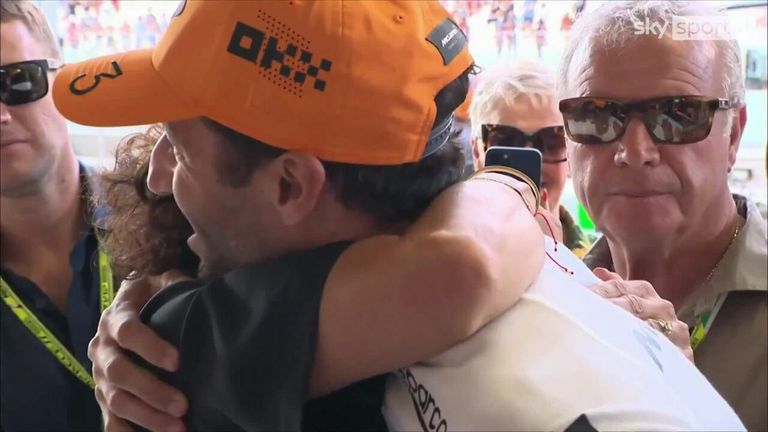 Daniel Ricciardo’s mum cries ahead of son’s final race with McLaren