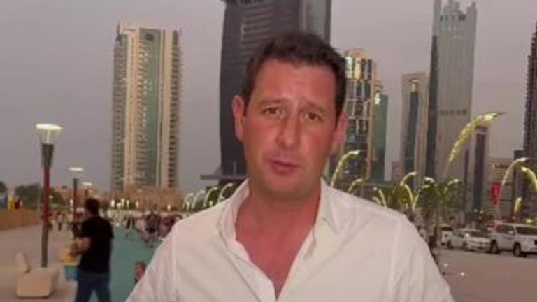 Sky'dan Alistair Bunkall, Dünya Kupası 'bira yasağı' haberlerinin nasıl olduğunu açıklıyor.  Katar'daki taraftarlarla birlikte düştü. 