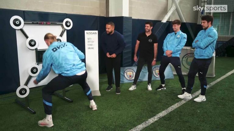 Erling Haaland has a weakness! Manchester City stars take on agility test | Video | Watch TV Show