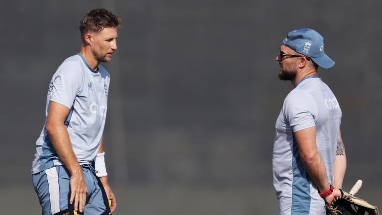 Joe Root and Brendon McCullum (Getty Images)
