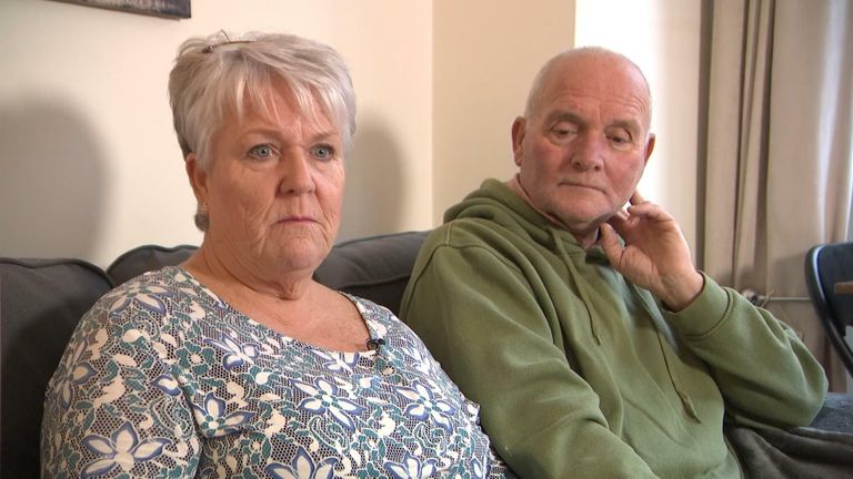 Tracey Seymour and her husband Paul, who has Alzheimer's