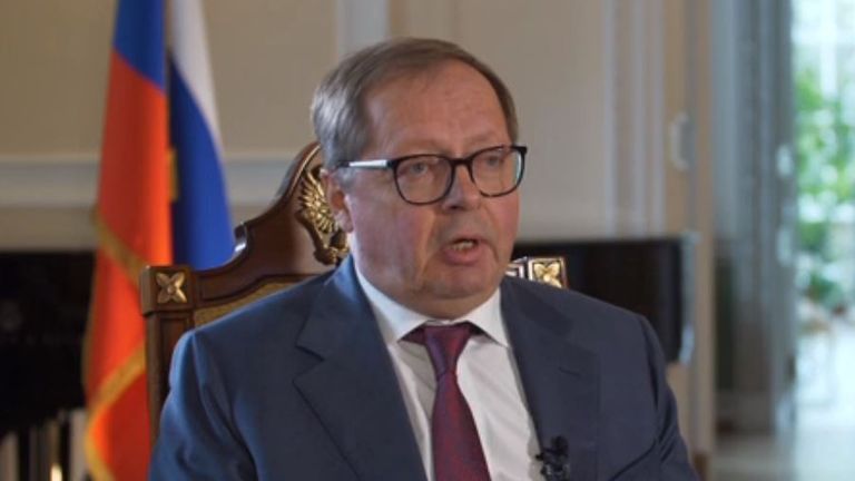 Russia&#39;s ambassador to the UK, Andrey Kelin