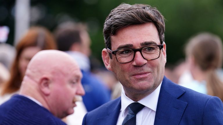Mayor of Greater Manchester Andy Burnham before the UEFA Women&#39;s Euro 2022 Group A match at Old Trafford, Manchester. Picture date: Wednesday July 6, 2022
