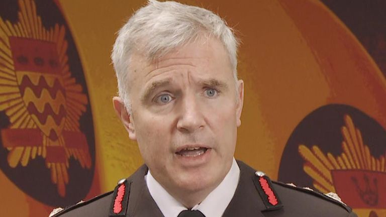 Andy Roe reacts to findings in a report on the conduct of London Fire Brigade staff