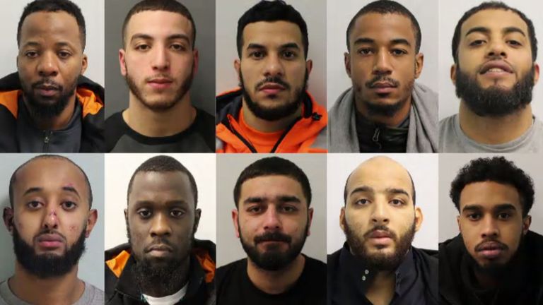 Clockwise from top left: Ola Orulebaja, Ihab Ashaoui, Adam Salman, Brooklyn McFarlane, Abdi Omar, Mahdi Hashi, Basil Abdul-Latif, Noaman Amin, Ibrahim Lyazi, David Tesfaalem